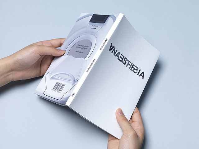 Anaesthesia book cover design photography